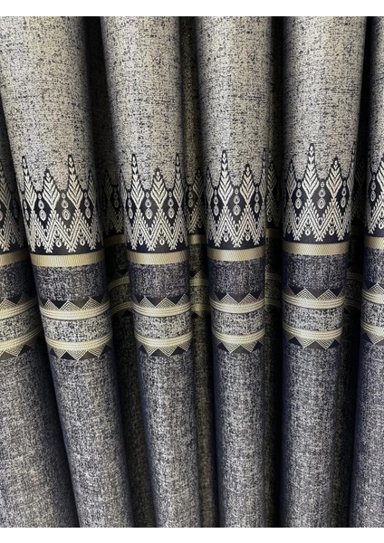 Nivemeshome Damla FT614337 V-502 Lacivert 1/3 Sık Pileli Fon Perde Apm fiyatları