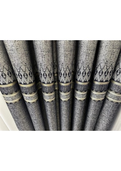 Nivemeshome Damla FT614337 V-502 Lacivert 1/3 Sık Pileli Fon Perde Apm indirimleri