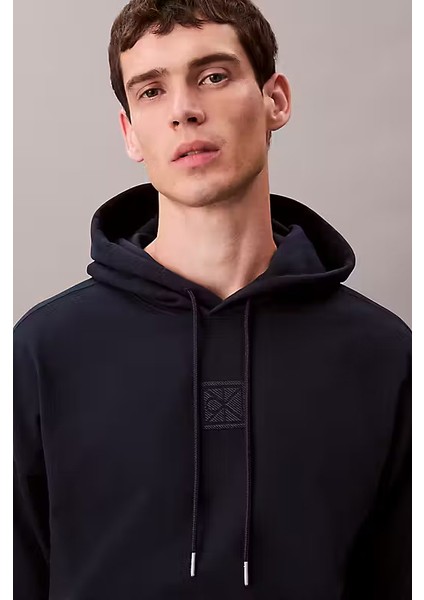 Erkek Regular Fit Premium Terry Kapüşonlu Sweatshirt - Koyu Lacivert indirimleri