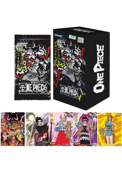 Bandai One Piece Card Game Black Box 10 Booster Pack Japonca Wano Country 30 Kart indirimleri