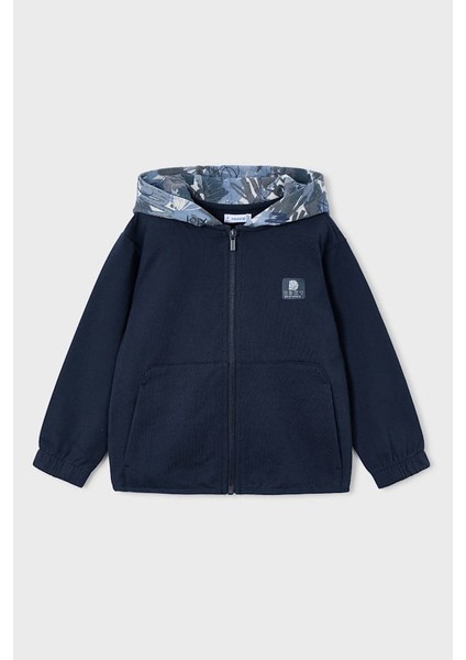 Erkek Çocuk Normal Kalıp 3 Parça Kamuflaj Desenli Eşofman Takımı - Lacivert fiyatları