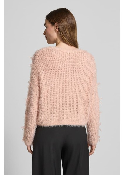 Kadın Yarım Balıkçı Yaka Triko Kazak - Pembe fiyatları