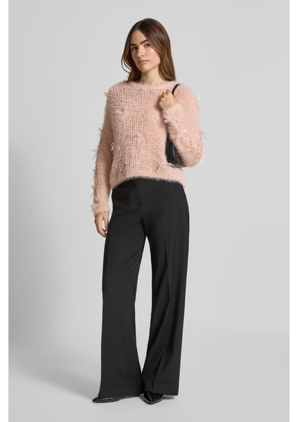 Kadın Yarım Balıkçı Yaka Triko Kazak - Pembe modelleri