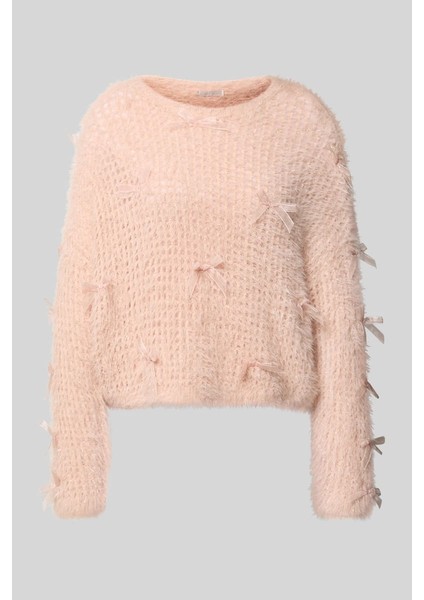 Kadın Yarım Balıkçı Yaka Triko Kazak - Pembe indirimleri