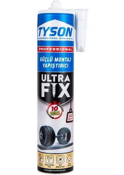 Ultrafix Güçlü Montaj Yapıştırıcı 290 ml (Korniş Yapıştırıcı)