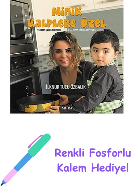 Minik Kalplere Özel + Renkli Fosforlu Kalem
