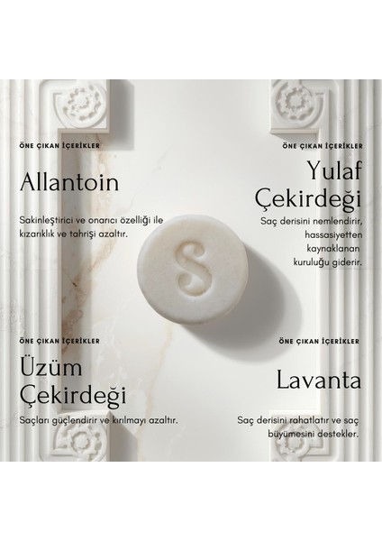 Gently Harmony Hassas Saç Derisi için Katı Şampuan/Kadın-Erkek Şampuan fiyatları