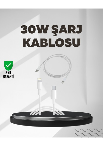 Yüksek Saflıkta Bakır Çekirdekli 30W Hızlı Şarj Kablosu
