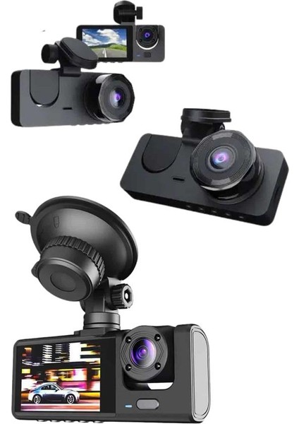 Carplay Fotoğraf ve Video Kaydedici Araç Içi Kamera Ekranlı