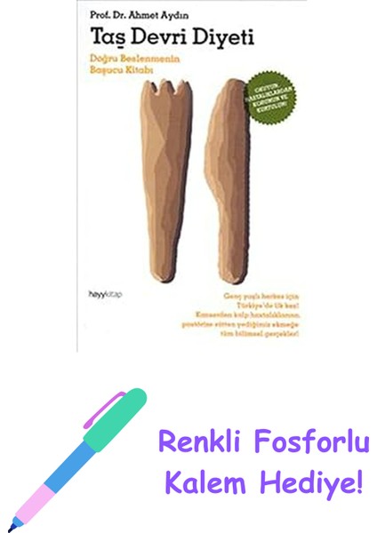 Taş Devri Diyeti: Doğru Beslenmenin Başucu Kitabı (Kapak Değişebilir) + Renkli Fosforlu Kalem