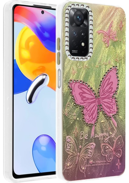More-Tr Newface Xiaomi Redmi Note 12 Pro 4g Kılıf Blade Aynalı Desenli Kapak - Desen 5