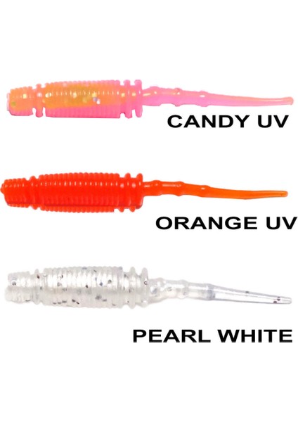 Ryuji Rock Worm 4cm Kokulu Silikon Yem (12 Adet) fiyatları