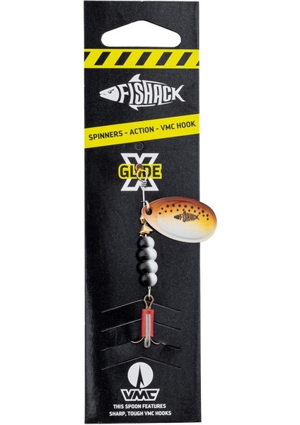 Döner Kaşık - Fishack Glidex - Brownie - 7g - No:3 - Alabalık/turna/levrek Olta Kaşığı modelleri