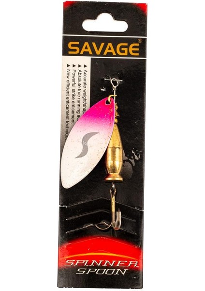 Turna Levrek Alabalık Döner Olta Kaşık - Alp Long - Pembe/beyaz - NO:2/16GR fiyatları