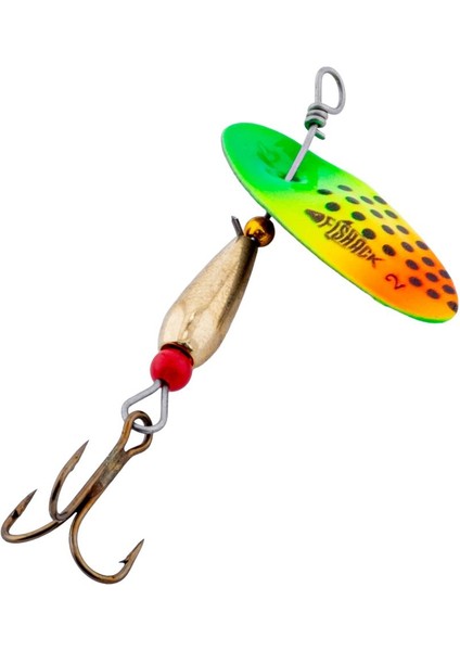 Döner Kaşık - Fishack Glidex - Gökkuşağı Xd - 3,6g - No:2 - Alabalık/turna/levrek Olta Kaşığı