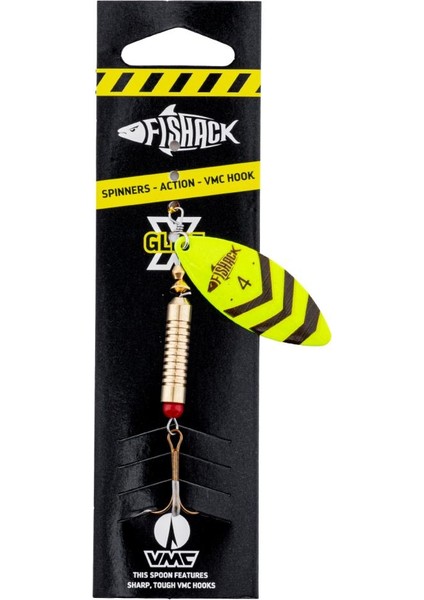 Döner Kaşık - Fishack Glidex - Neon Flash - 12G - No:4 - Alabalık/turna/levrek Olta Kaşığı modelleri