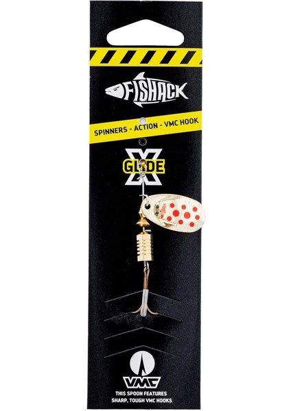 Döner Kaşık - Fishack Glidex - Golden Red - 5g - No:2 - Alabalık/turna/levrek Olta Kaşığı fiyatları