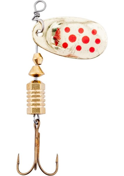 Döner Kaşık - Fishack Glidex - Golden Red - 5g - No:2 - Alabalık/turna/levrek Olta Kaşığı modelleri