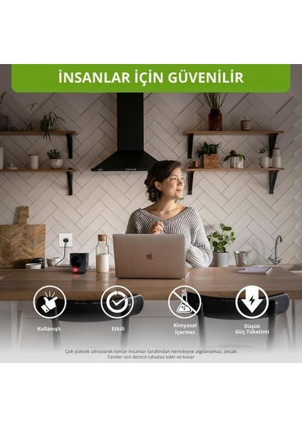 Ultrasonik XL200 Fare & Sıçan Kovucu – 50 M² Alan indirimleri