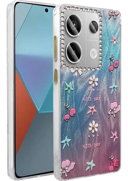 More-Tr Newface Xiaomi Redmi Note 13 Pro 5g Kılıf Blade Aynalı Desenli Kapak - Desen 4