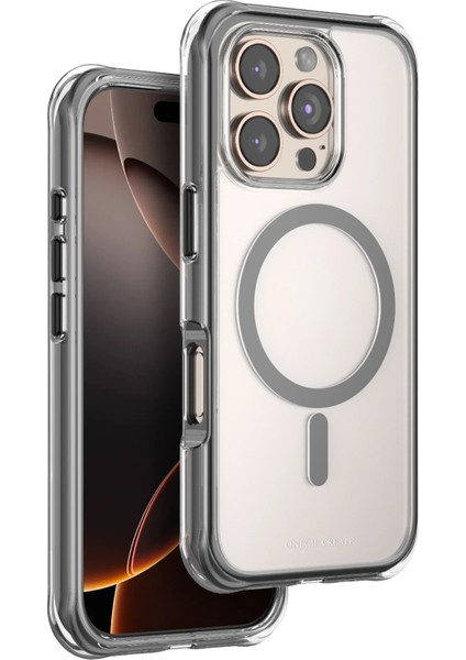 More-Tr Onegif Apple Iphone 16 Pro Hulk Magsafe Kapak - Siyah