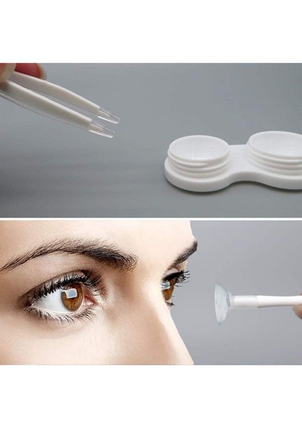 Rose Renkli Taşınabilir Fonksiyonel Seyahat Için Koruyucu Mini Hijyenik Kontakt Lens Saklama Kutusu fiyatları