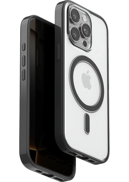 More-Tr Venco Apple Iphone 15 Pro Max Joly Magsafe Kapak - Siyah