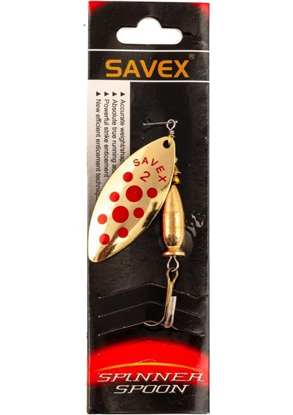 Turna Levrek Alabalık Döner Olta Kaşık - Alp Long - Altın/kırmızı - NO:2/16GR fiyatları