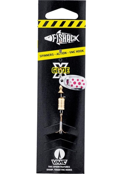 Döner Kaşık - Fishack Glidex - Silver Red - 5g - No:2 - Alabalık/turna/levrek Olta Kaşığı modelleri