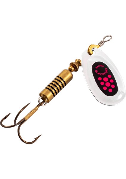 Alabalık Turna Döner Olta Kaşık - Black Fury - Pembe/gümüş - No:1