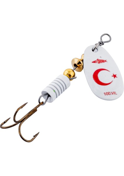 Döner Kaşık - Fishack Glidex - 100.YIL - 5g - No:2 - Alabalık/turna/levrek Olta Kaşığı