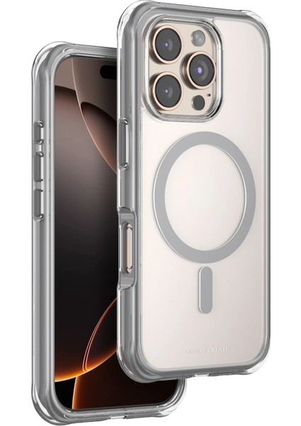 More-Tr Onegif Apple Iphone 16 Pro Hulk Magsafe Kapak - Titan Gri