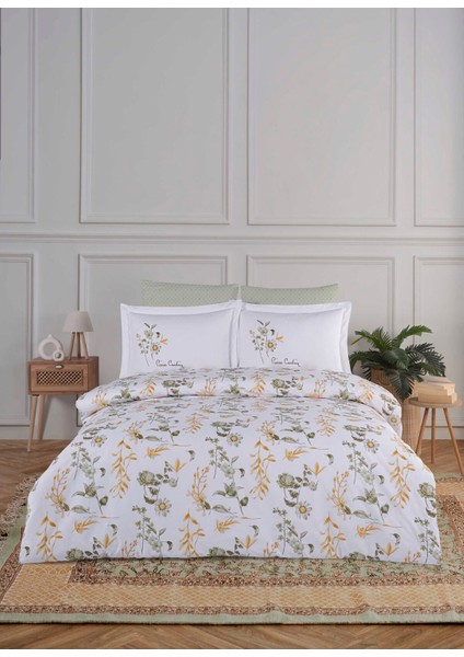 Pamuk Nevresim Takımı Çift Kişilik Flora