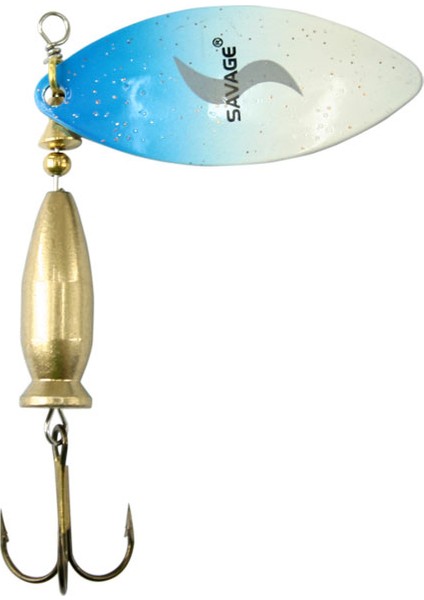 Turna Levrek Alabalık Döner Olta Kaşık - Alp Long - Mavi/beyaz - NO:2/16GR