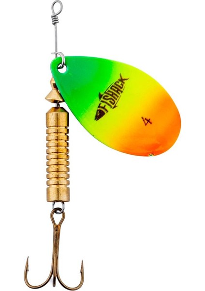 Döner Kaşık - Fishack Glidex - Gökkuşağı - 13,2g - No:4 - Alabalık/turna/levrek Olta Kaşığı fiyatları