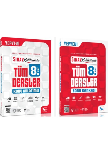 Sınav 8. Sınıf Lgs Tüm Dersler Konu Anlatımlı Soru Bankası Seti 2