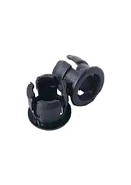 LED Soketi 5mm Plastik Siyah (100 Adet)