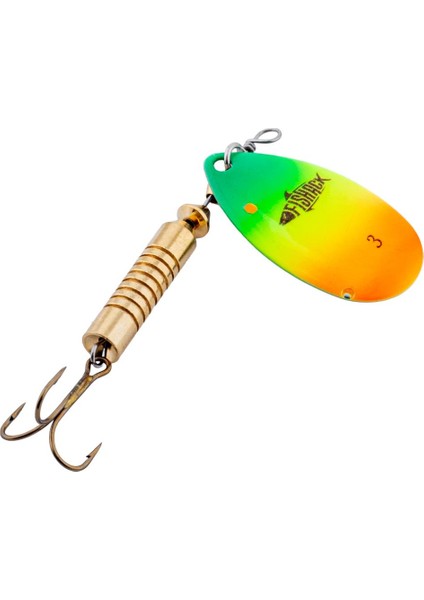 Döner Kaşık - Fishack Glidex - Gökkuşağı - 7g - No:3 - Alabalık/turna/levrek Olta Kaşığı