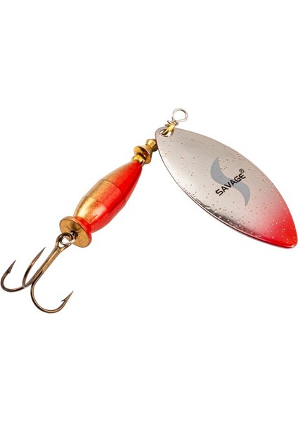 Turna Levrek Alabalık Döner Olta Kaşık - Alp Long - Gümüş/kırmızı - NO:2/16GR