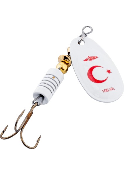 Döner Kaşık - Fishack Glidex - 100.YIL - 7g - No:3 - Alabalık/turna/levrek Olta Kaşığı