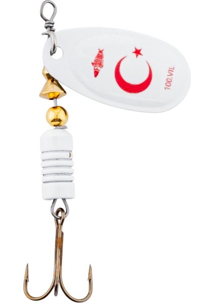 Döner Kaşık - Fishack Glidex - 100.YIL - 7g - No:3 - Alabalık/turna/levrek Olta Kaşığı fiyatları