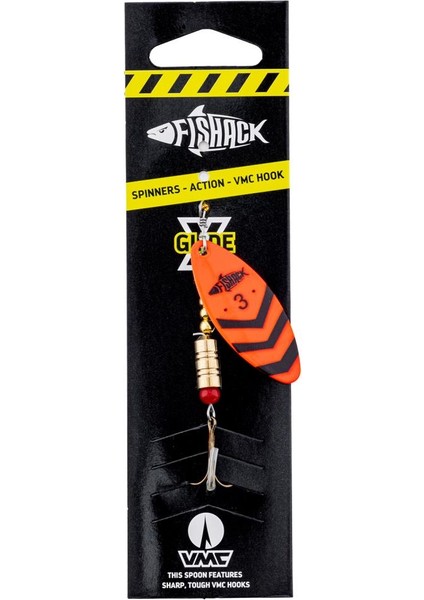 Döner Kaşık - Fishack Glidex - Orange Flash - 7g - No:3 - Alabalık/turna/levrek Olta Kaşığı modelleri
