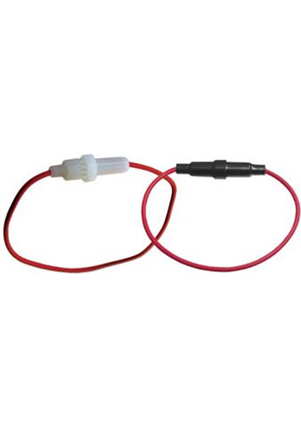 Kablolu Sigorta Yuvası (5X20) Beyaz