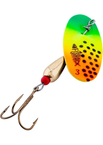 Döner Kaşık - Fishack Glidex - Gökkuşağı Xd - 5g - No:3 - Alabalık/turna/levrek Olta Kaşığı