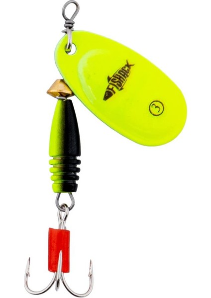 Döner Kaşık - Fishack Glidex - Limon - 7g - No:3 - Alabalık/turna/levrek Olta Kaşığı fiyatları