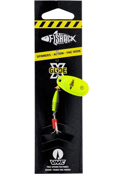 Döner Kaşık - Fishack Glidex - Limon - 7g - No:3 - Alabalık/turna/levrek Olta Kaşığı modelleri