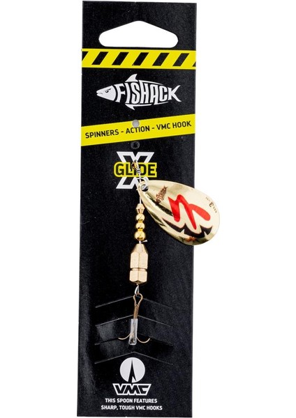 Döner Kaşık - Fishack Glidex - Inferno - 5g - No:2 - Alabalık/turna/levrek Olta Kaşığı modelleri