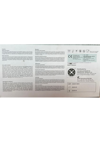 Siyah Desenli Ekstra Kalın Nitril Pudrasız Eldiven 10,6 gr - Xlarge - 250'Lİ Koli fiyatları