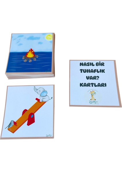 Nasıl Bir Tuhaflık Var? Kartları Okulöncesi Etkinlik, Özel Eğitim