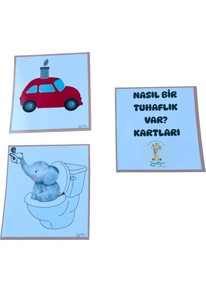 Nasıl Bir Tuhaflık Var? Kartları Okulöncesi Etkinlik, Özel Eğitim fiyatları